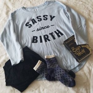 Cozy Sky Blue Sweatshirt